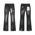Purple Brand Studded Side-Trim Washed Jeans ¡ª hero