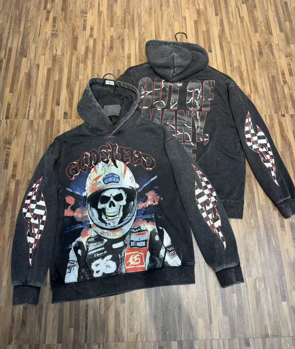 Godspeed Washed Rock Graphic Hoodie ¡ª context
