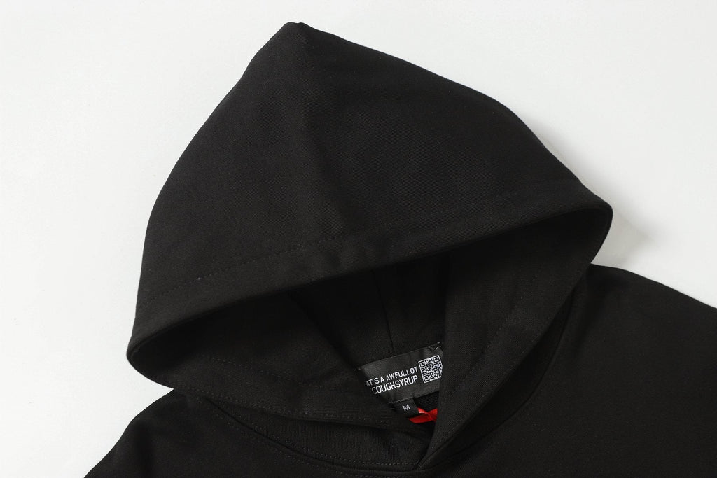 THAT'S A AWFUL LOT OF COUGH SYRUP Frankenstein Graphic Hoodie ¡ª detail