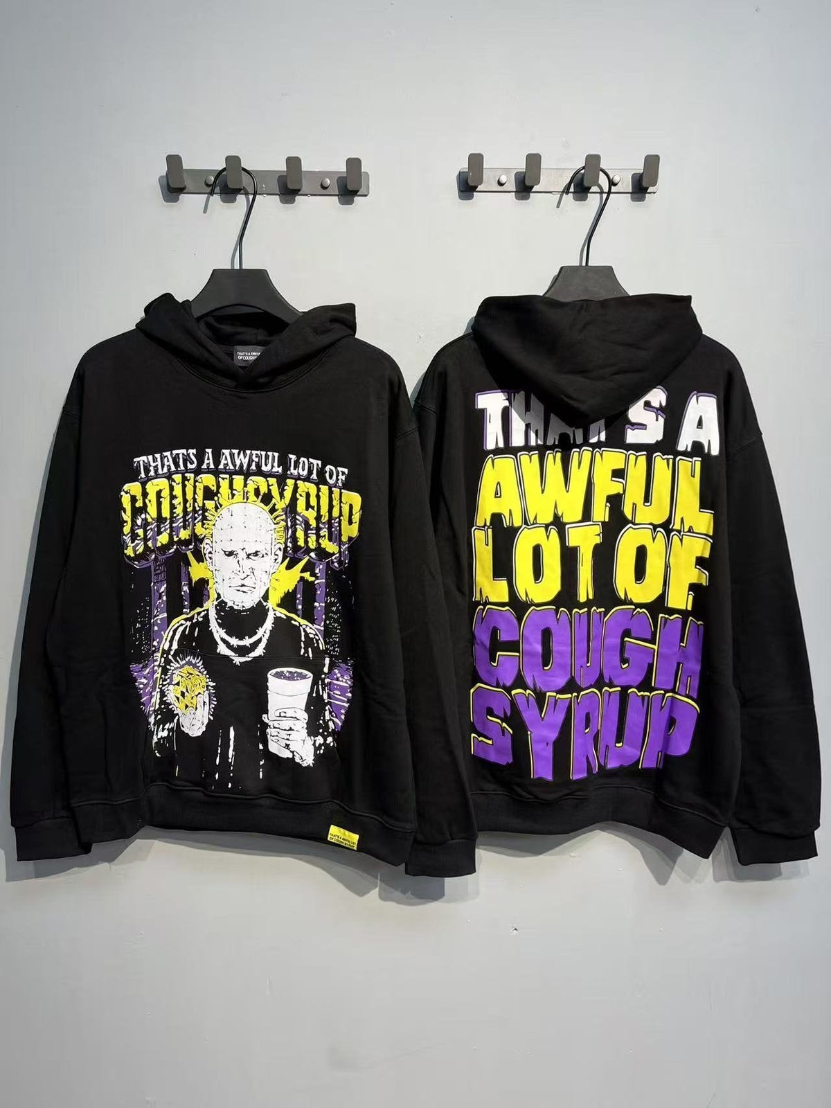 THAT'S A AWFUL LOT OF COUGH SYRUP Star Graphic Hoodie ¡ª context