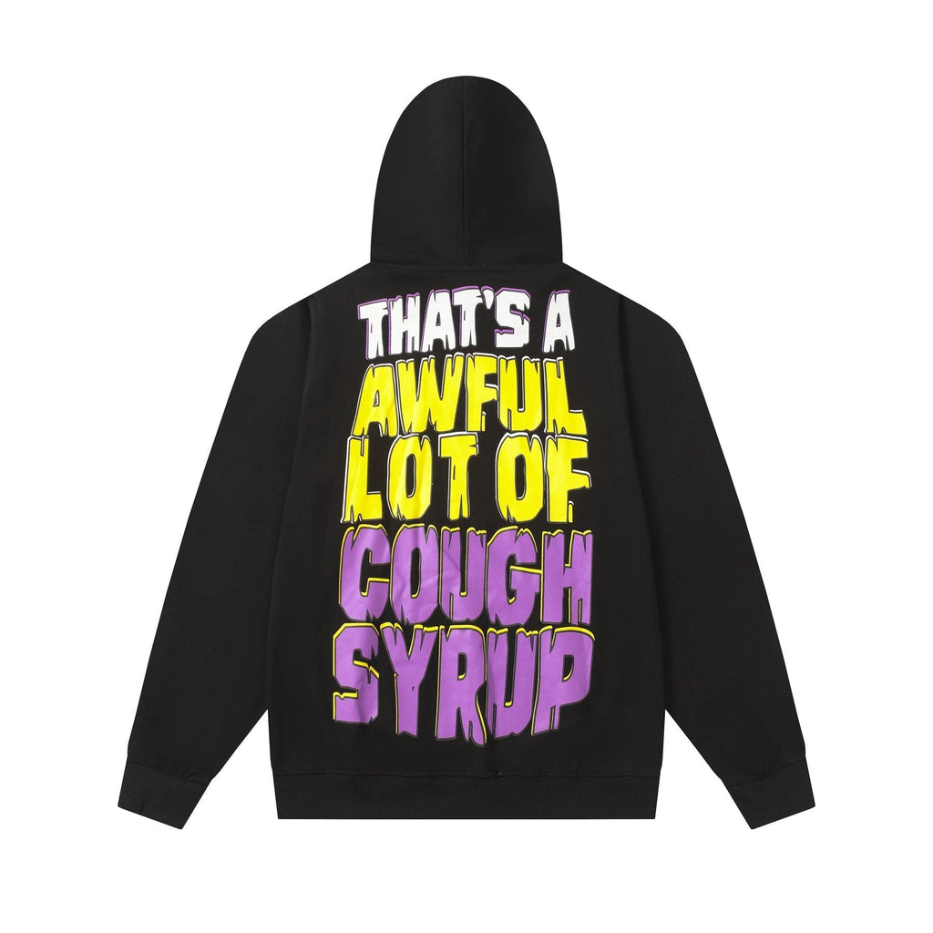 THAT'S A AWFUL LOT OF COUGH SYRUP Star Graphic Hoodie ¡ª back