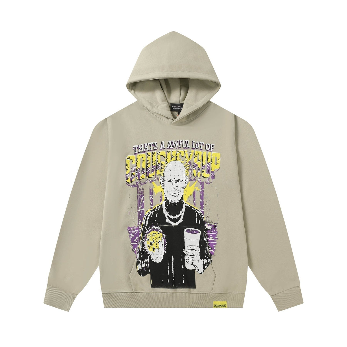THAT'S A AWFUL LOT OF COUGH SYRUP Star Graphic Hoodie ¡ª front