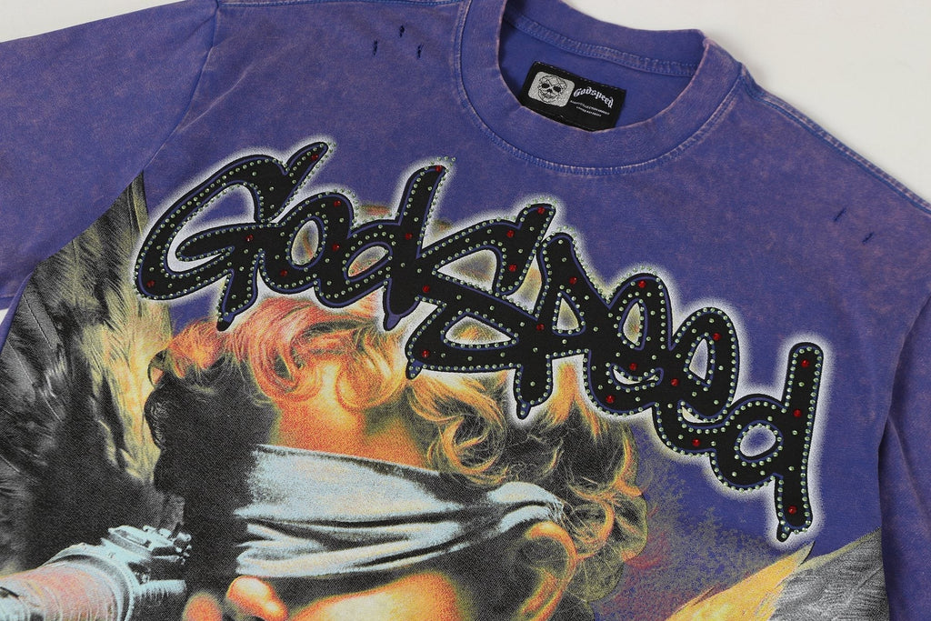 Godspeed Manifested Dreams Angel Graphic T-Shirt ¡ª detail