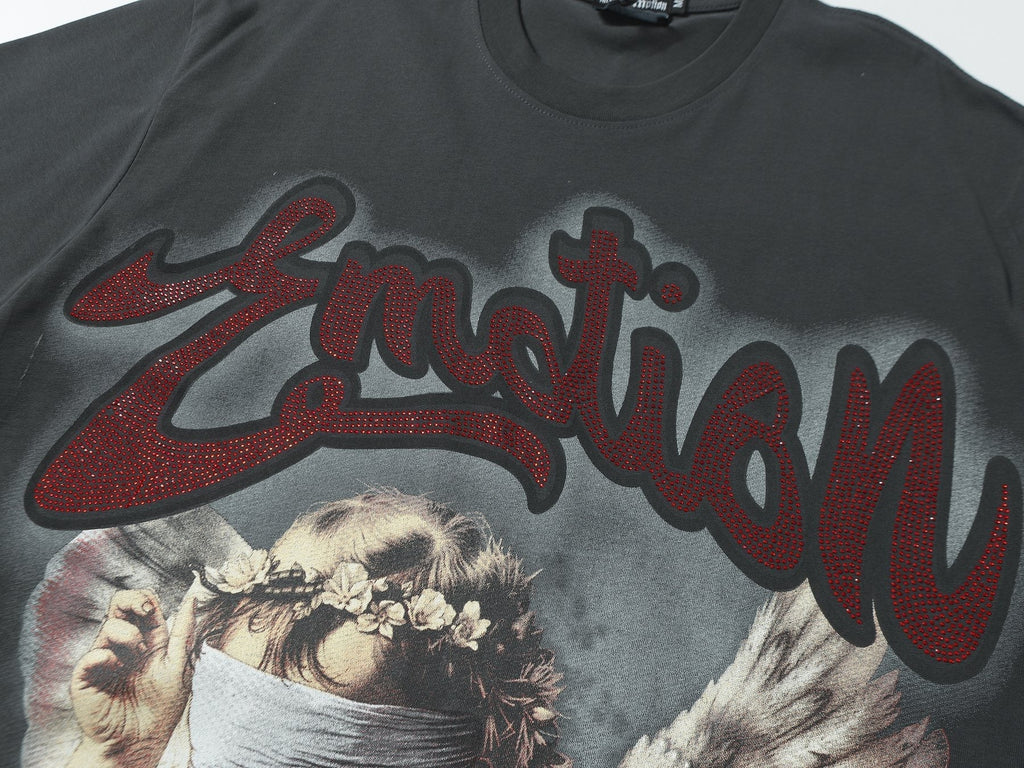 MIXED EMOTION Angel Graphic Short-Sleeve T-Shirt ¡ª detail