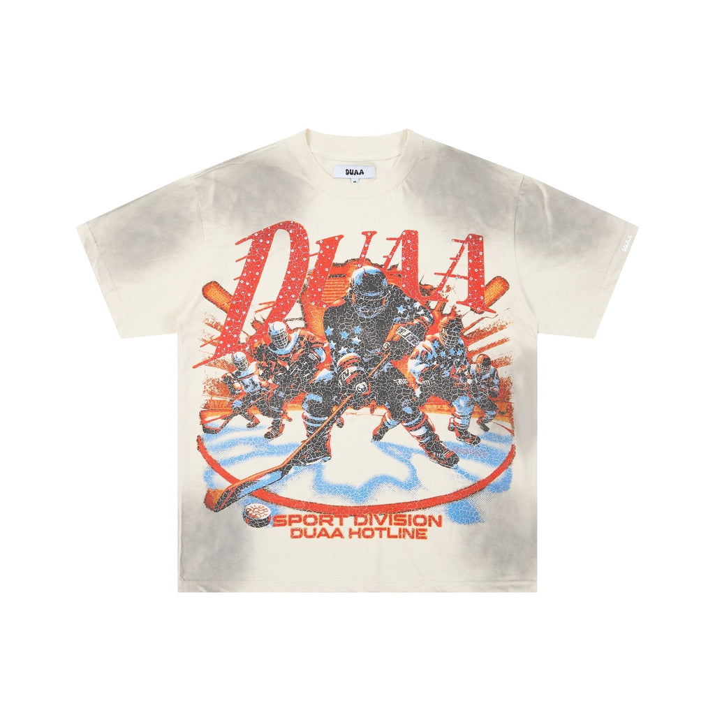 Rough Play Goal Hockey Tie-Dye Graphic T-Shirt ¡ª hero
