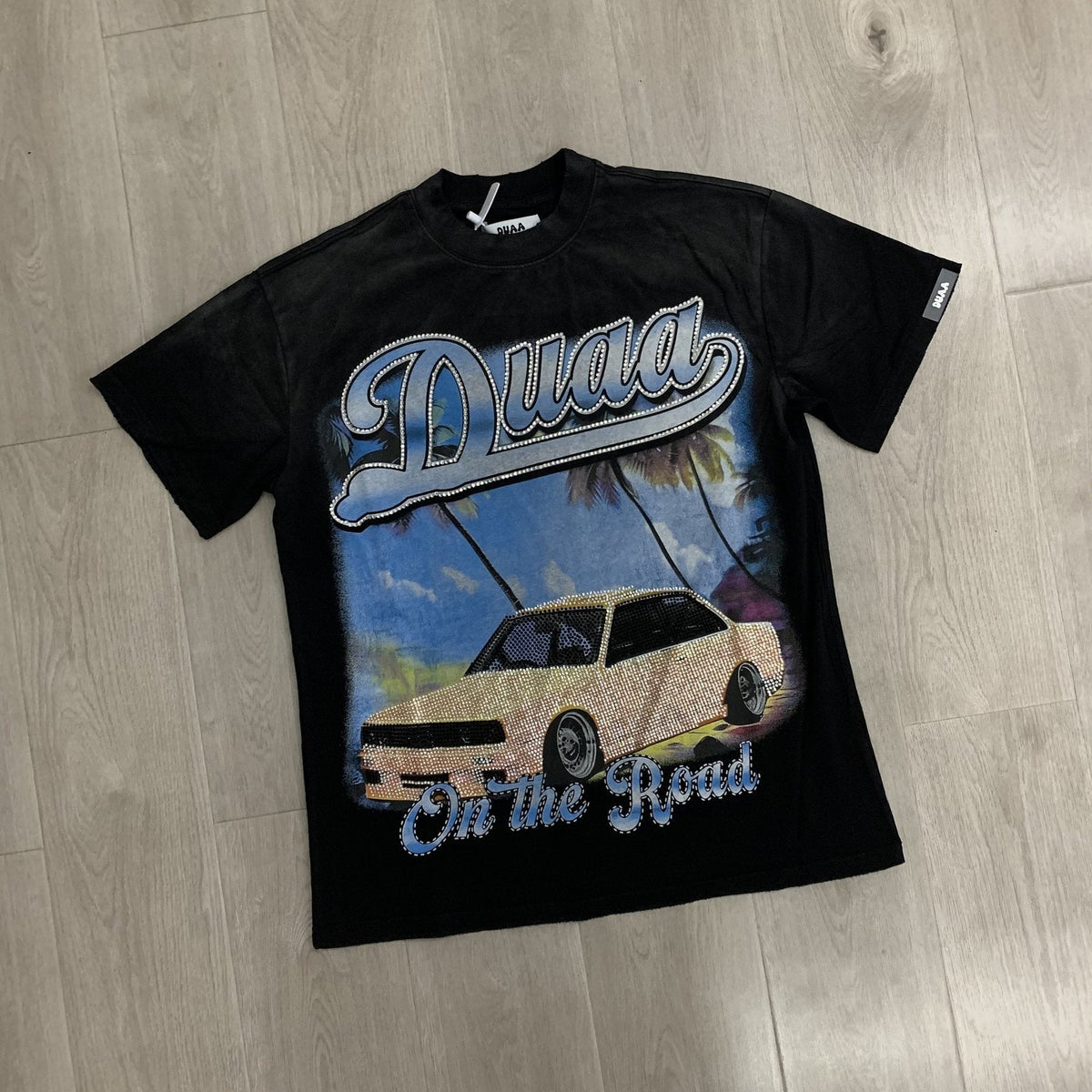 Rough Play Duaa Destination Car Graphic T-Shirt ¡ª front