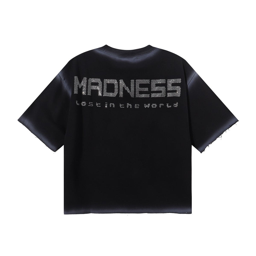 MAJESTIK Carnival Graphic Cropped T-Shirt ¡ª back