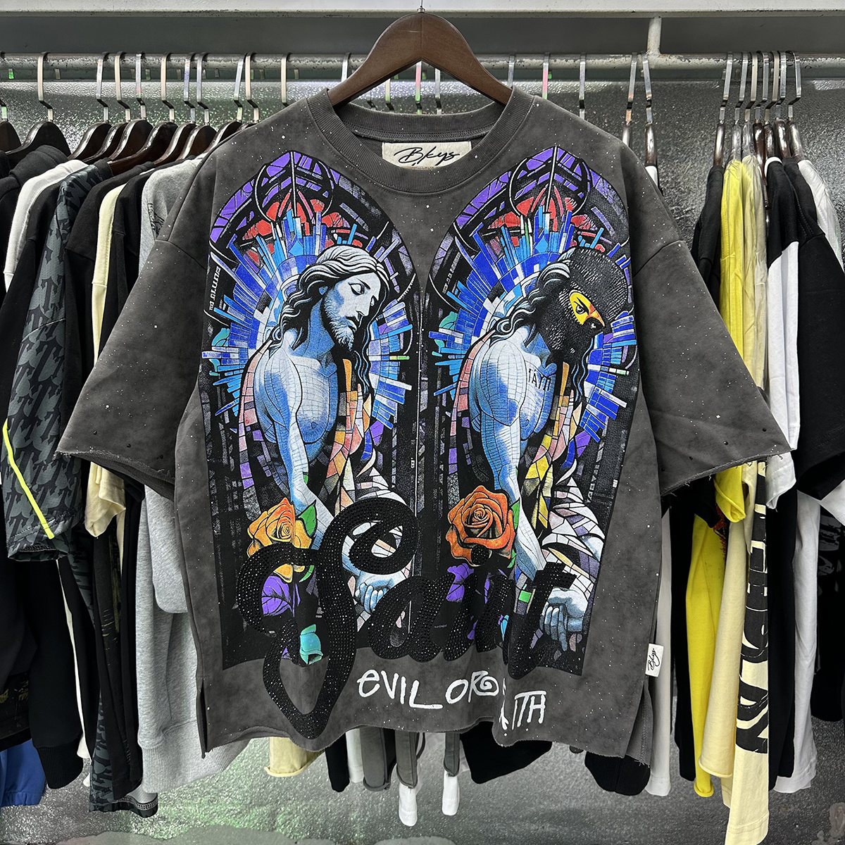 BKYS Revival Saint Graphic Short-Sleeve T-Shirt ¡ª context