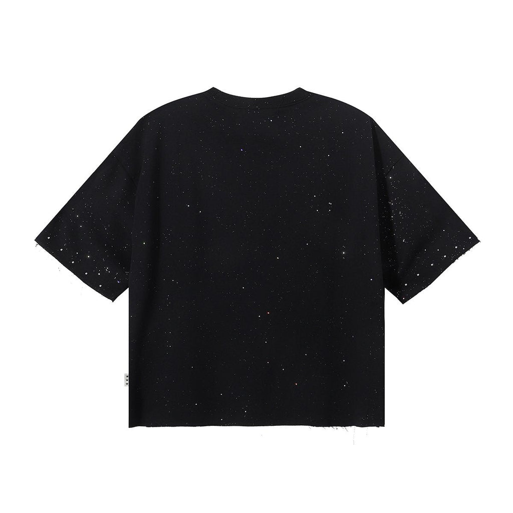 BKYS Revival Rhinestone Graphic Cropped T-Shirt ¡ª back