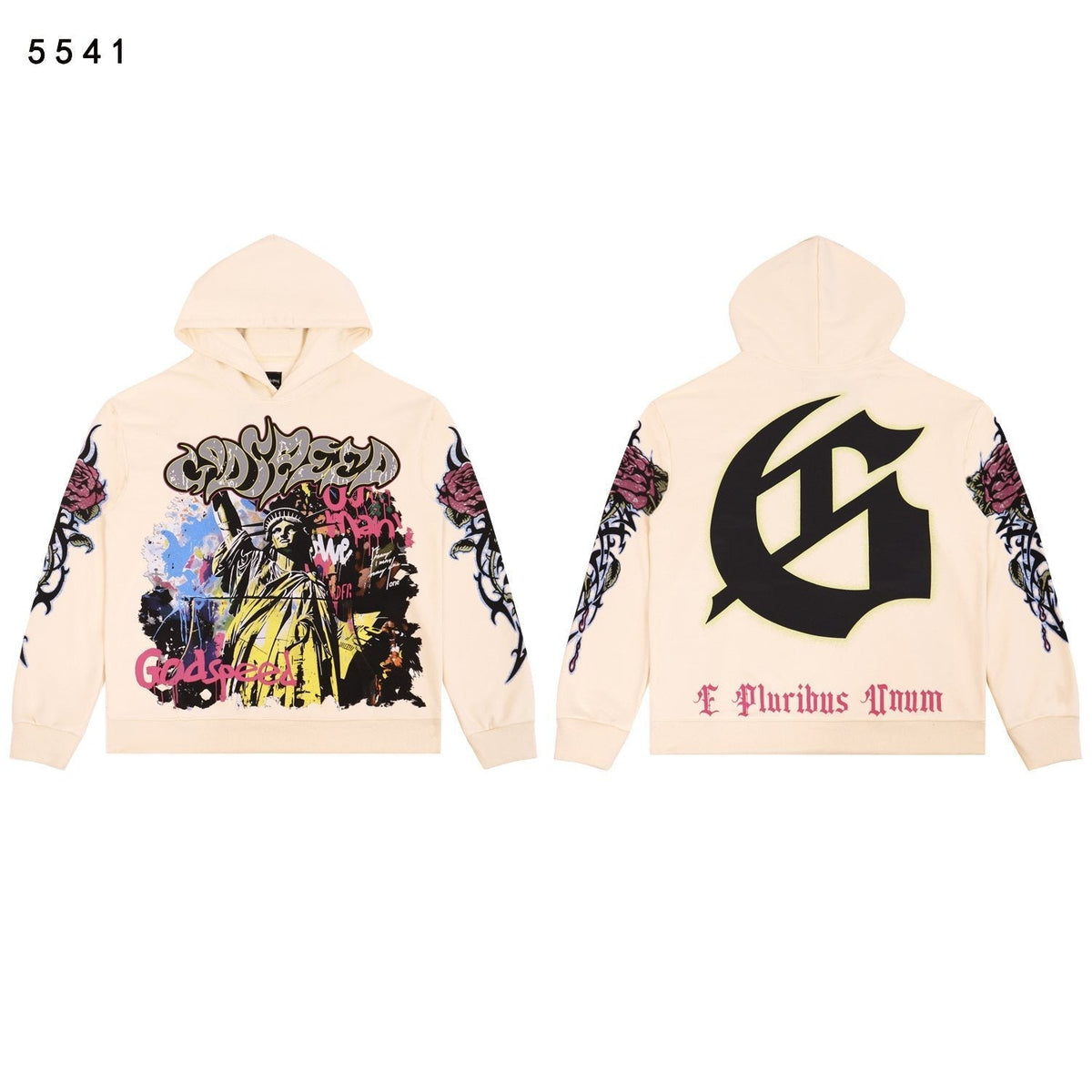 Godspeed E Pluribus Unum Graphic Hoodie ¡ª front
