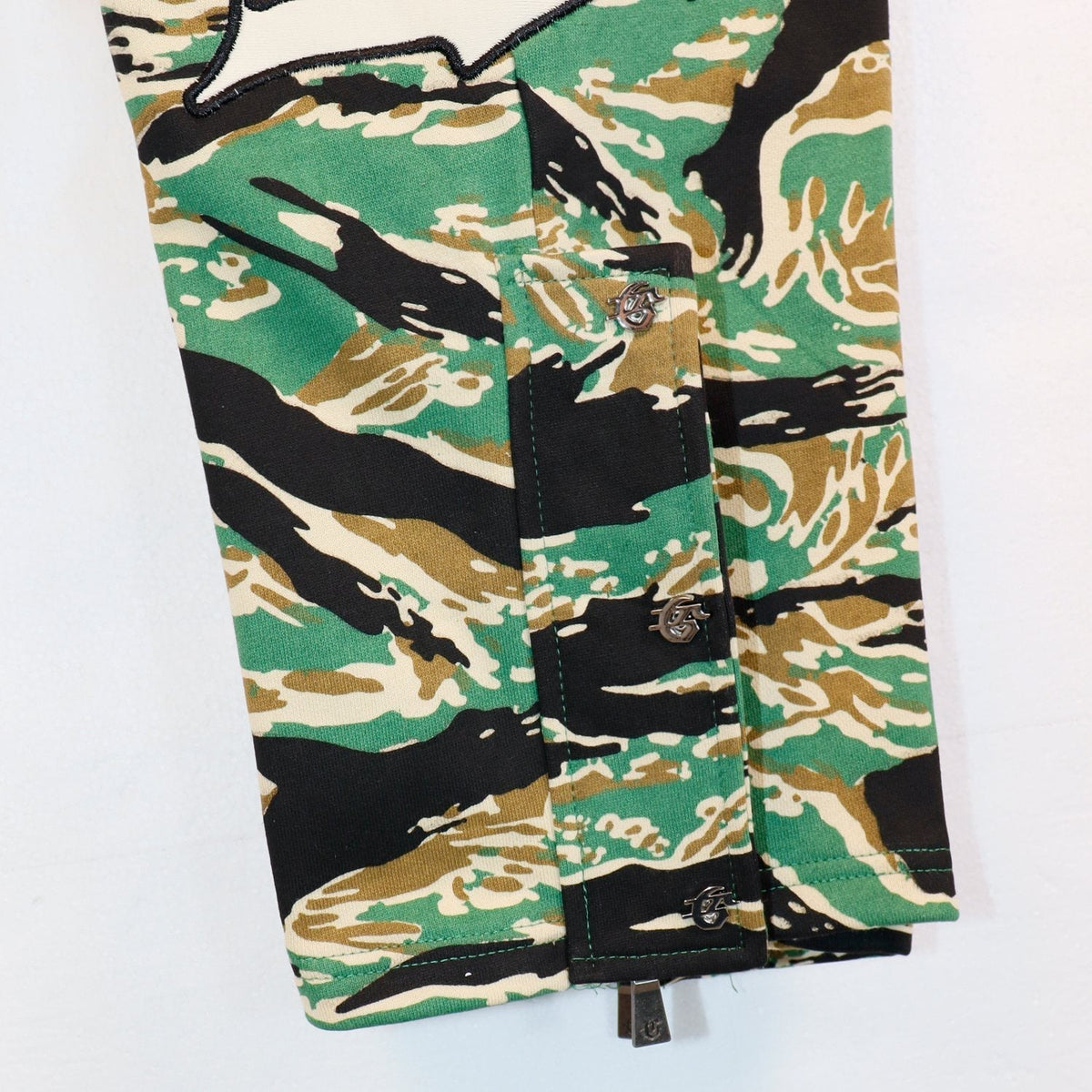 Godspeed Camo Embroidered Hoodie & Pants Matching Set ¡ª detail