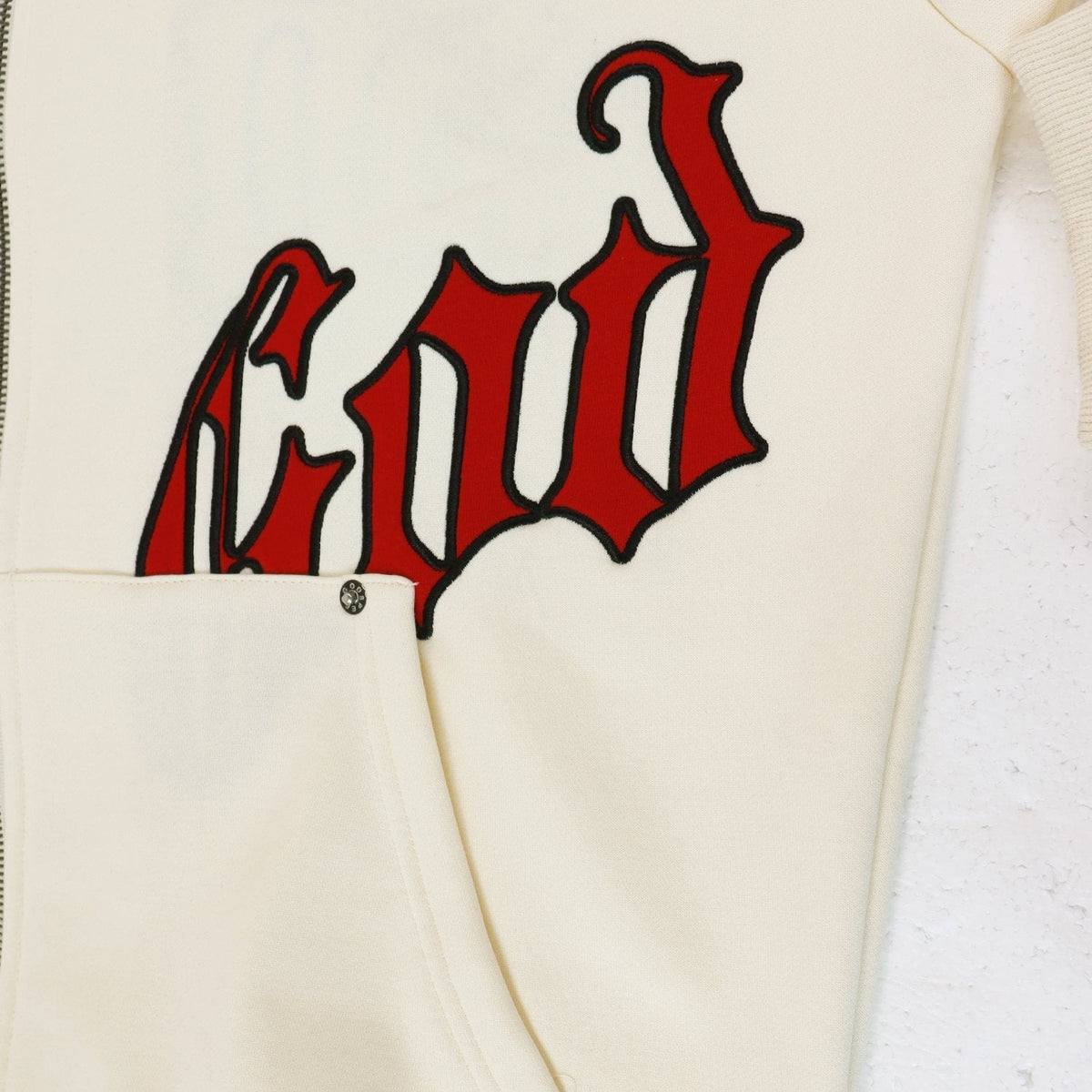 Godspeed Contrast Gothic Zip Hoodie ¡ª detail
