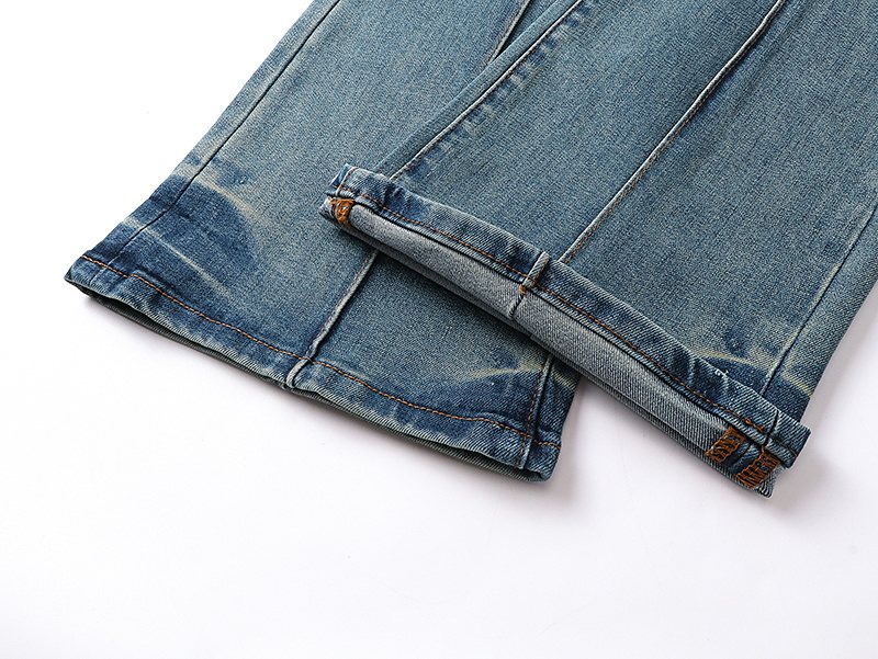 Purple Brand Light Blue Flared Jeans ¡ª detail