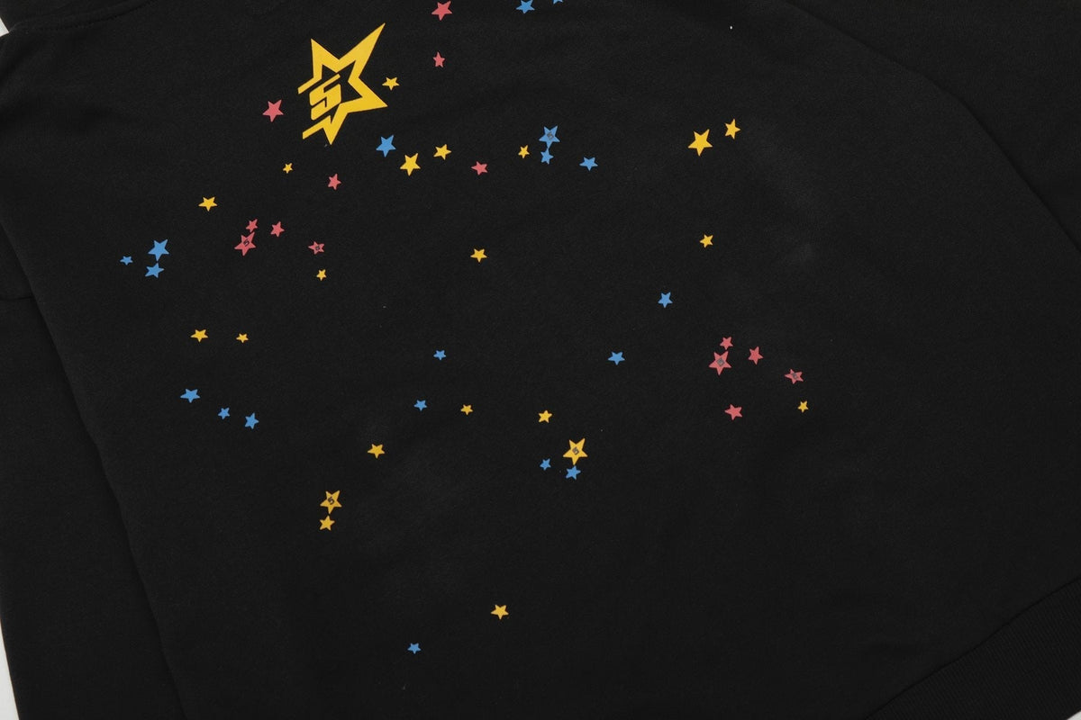 Sp5der Spiderweb Star Graphic Hoodie ¡ª detail