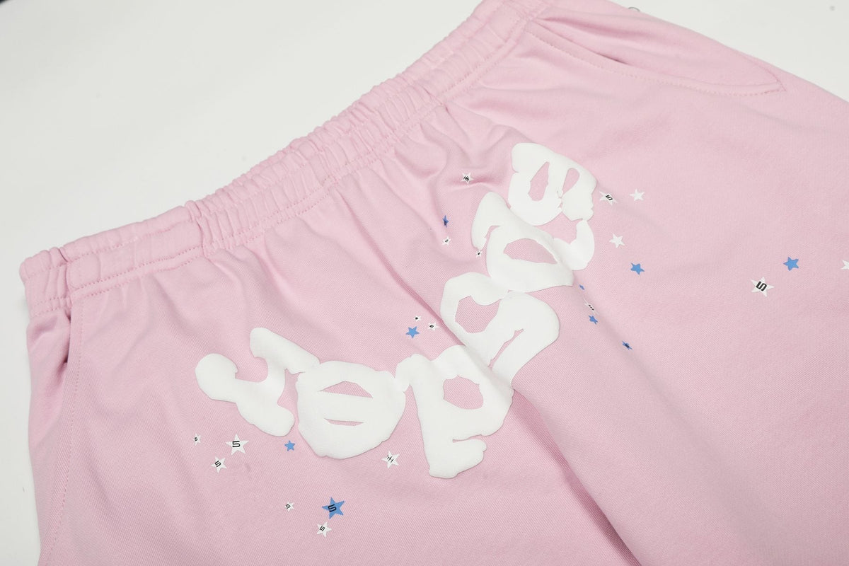 Sp5der Spiderweb Graphic Hoodie & Sweatpants Matching Set ¡ª detail