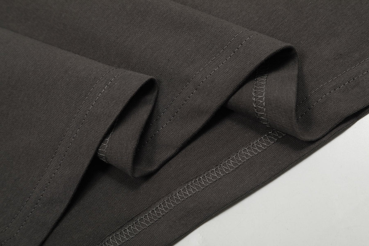 Sp5der Charcoal Front Graphic T-Shirt ¡ª detail