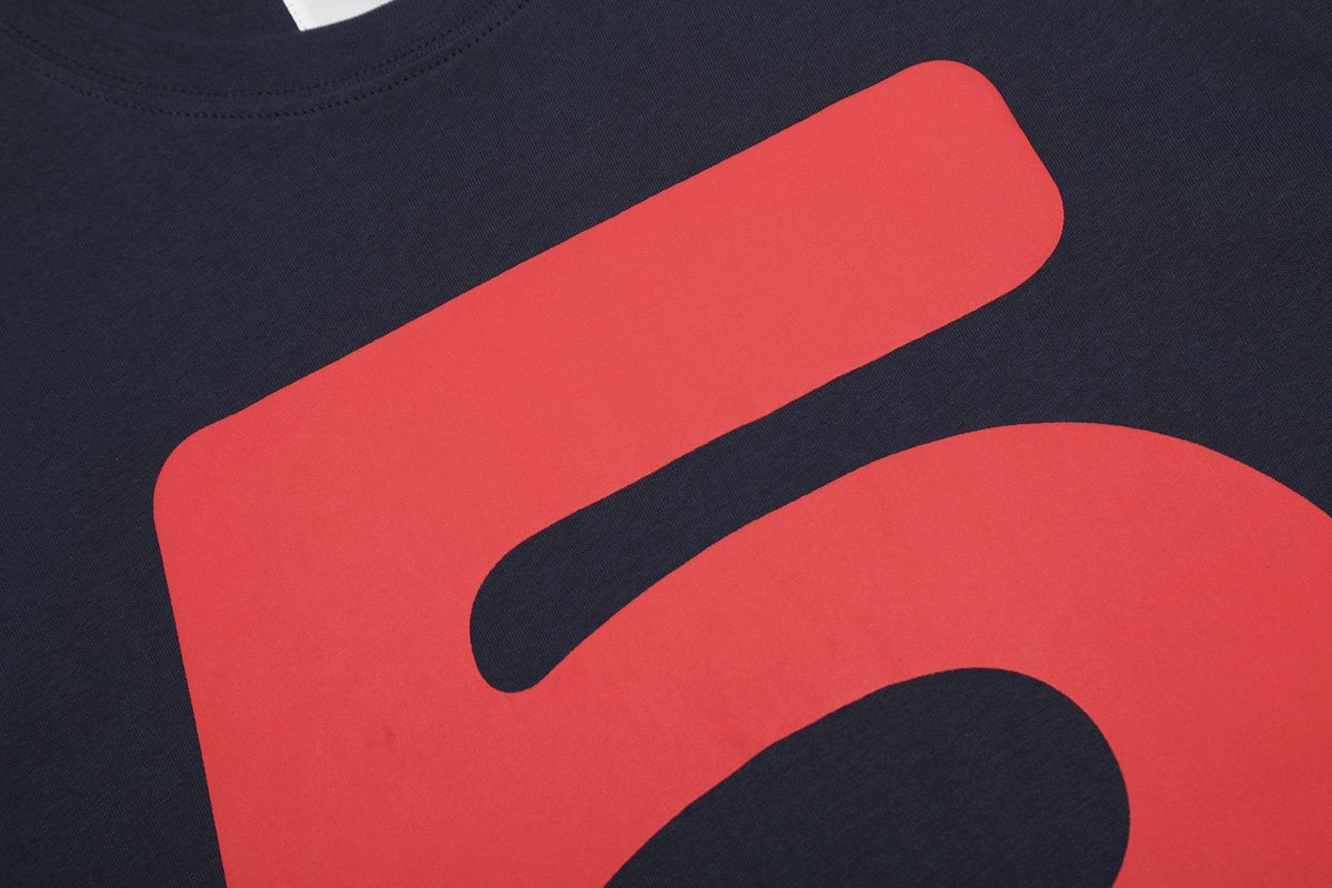 Sp5der Navy Number Graphic Short-Sleeve T-Shirt ¡ª detail