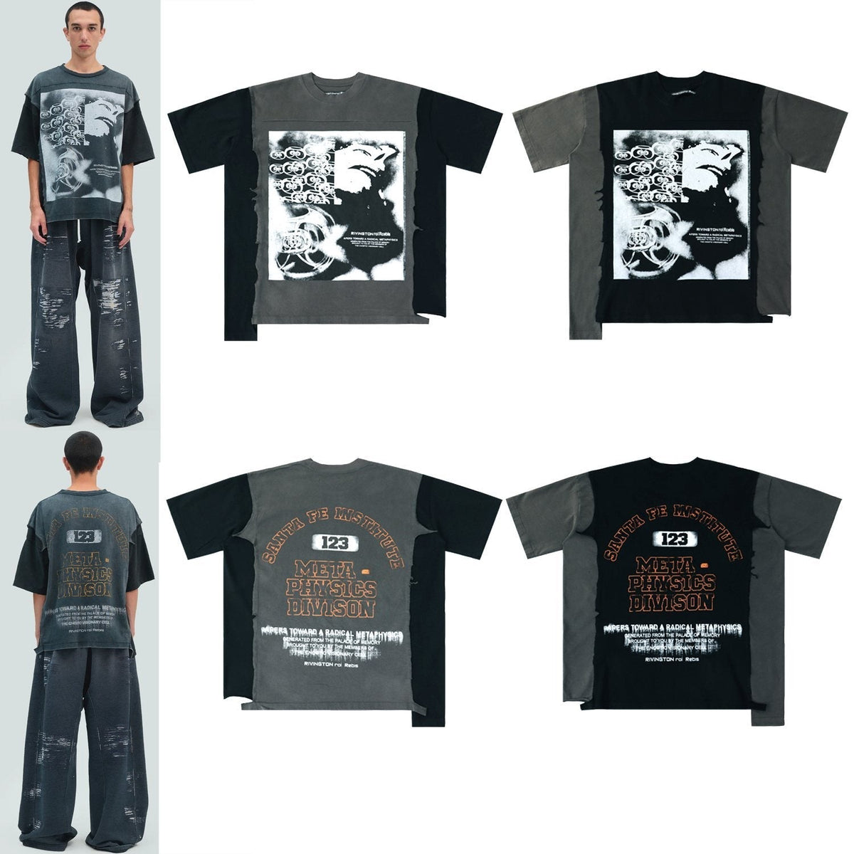RRR123 CVA Colorblock Graphic T-Shirt ¡ª context