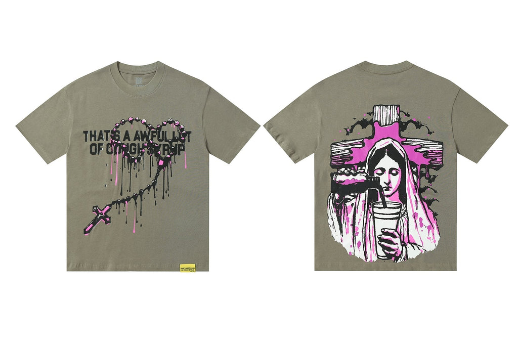 THAT'S A AWFUL LOT OF COUGH SYRUP Front & Back Graphic T-Shirt ¡ª hero