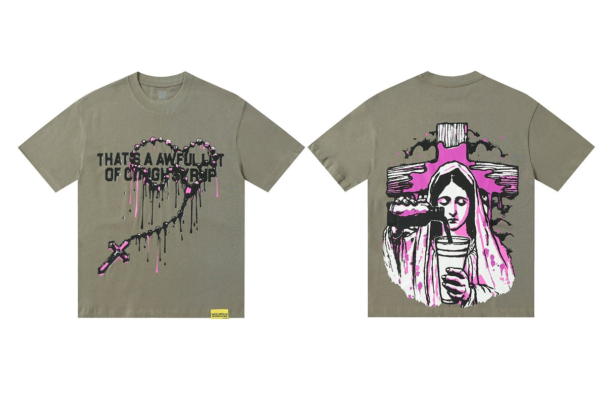 THAT'S A AWFUL LOT OF COUGH SYRUP Front & Back Graphic T-Shirt ¡ª hero