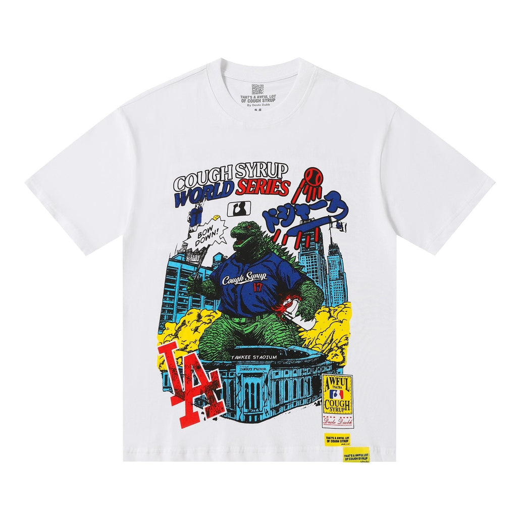 THAT'S A AWFUL LOT OF COUGH SYRUP Baseball Graphic T-Shirt ¡ª hero