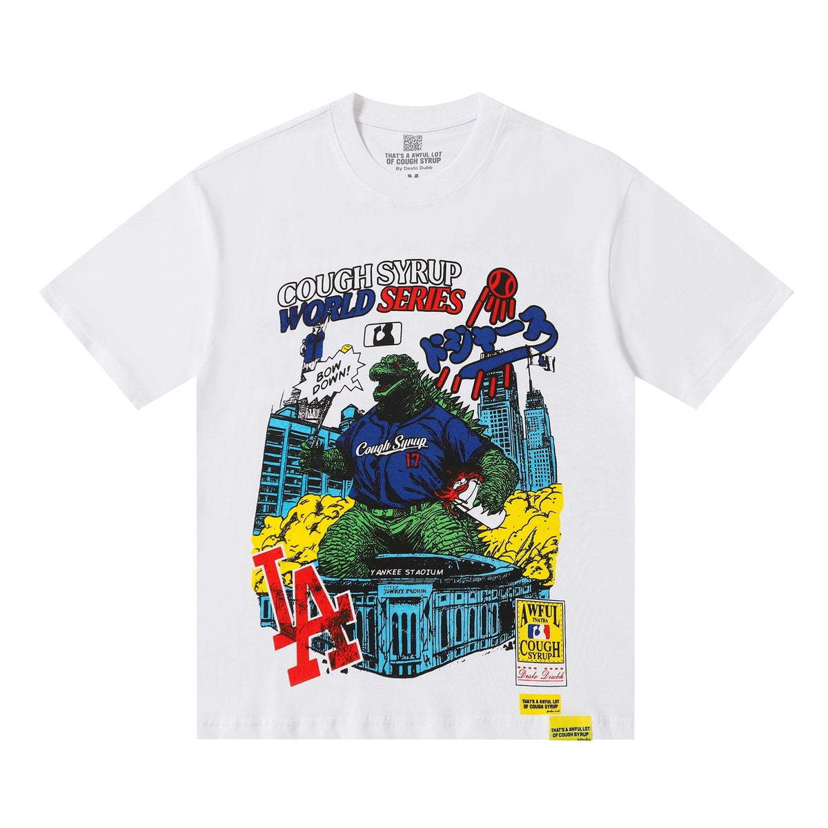 THAT'S A AWFUL LOT OF COUGH SYRUP Baseball Graphic T-Shirt ¡ª hero
