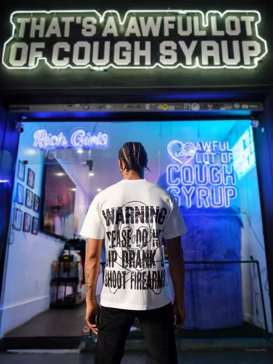 THAT'S A AWFUL LOT OF COUGH SYRUP Graphic T-Shirt ¡ª context