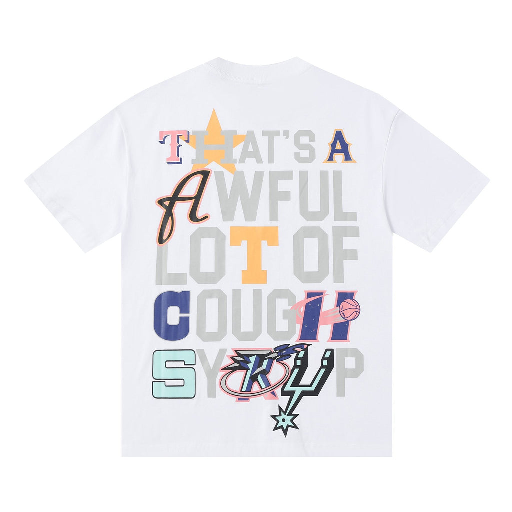 THAT'S A AWFUL LOT OF COUGH SYRUP Front & Back Graphic T-Shirt ¡ª back