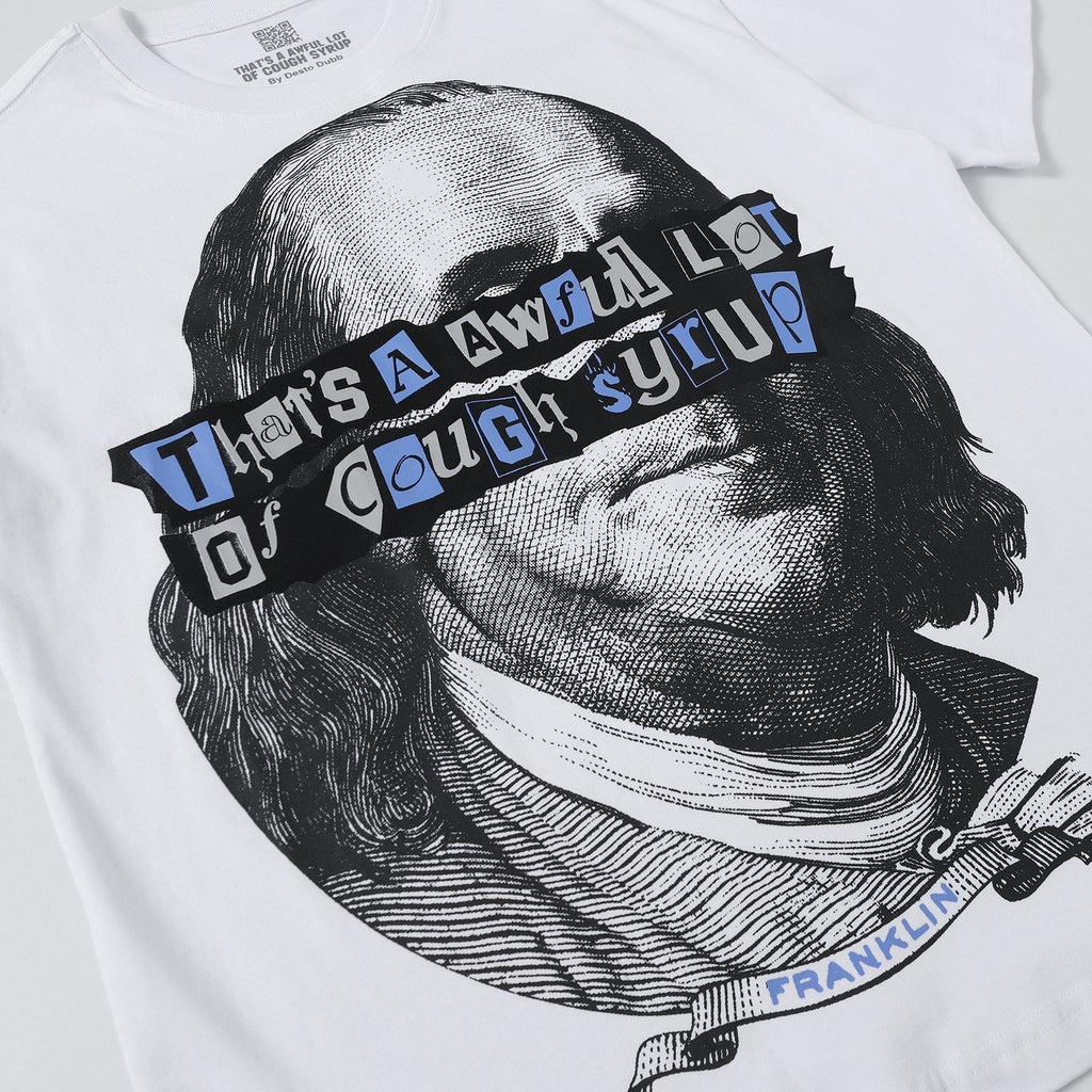 THAT'S A AWFUL LOT OF COUGH SYRUP Portrait Graphic T-Shirt ¡ª detail