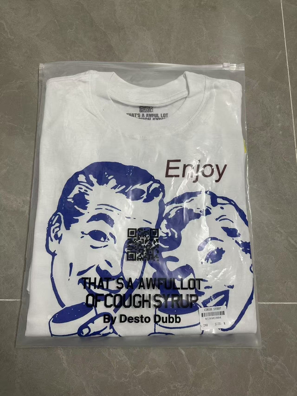 THAT'S A AWFUL LOT OF COUGH SYRUP Front & Back Graphic T-Shirt ¡ª context