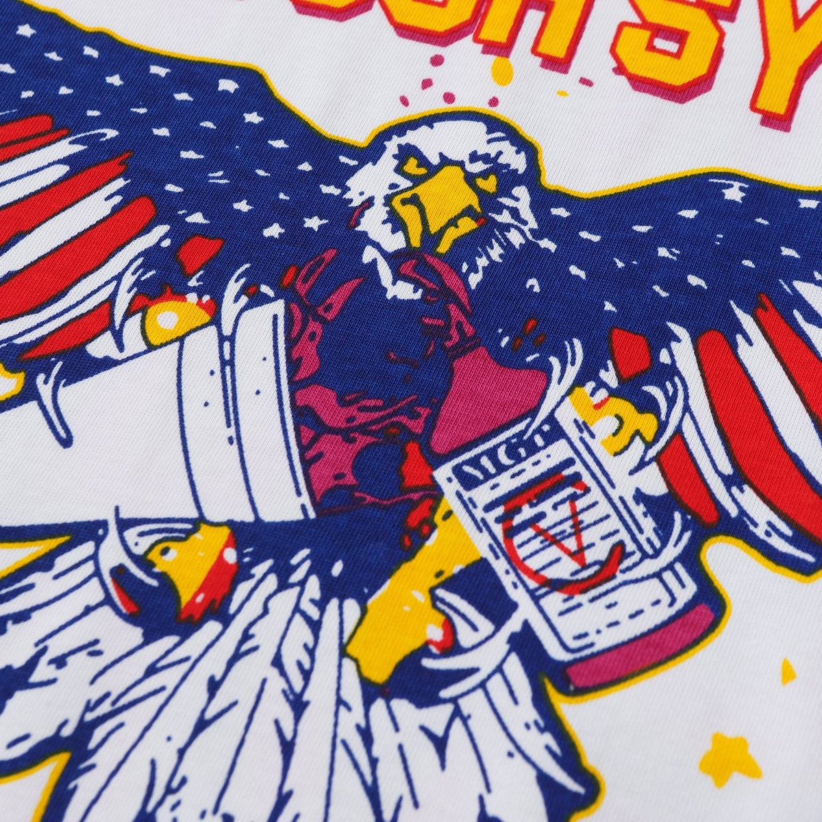 THAT'S A AWFUL LOT OF COUGH SYRUP Eagle Graphic T-Shirt ¡ª detail