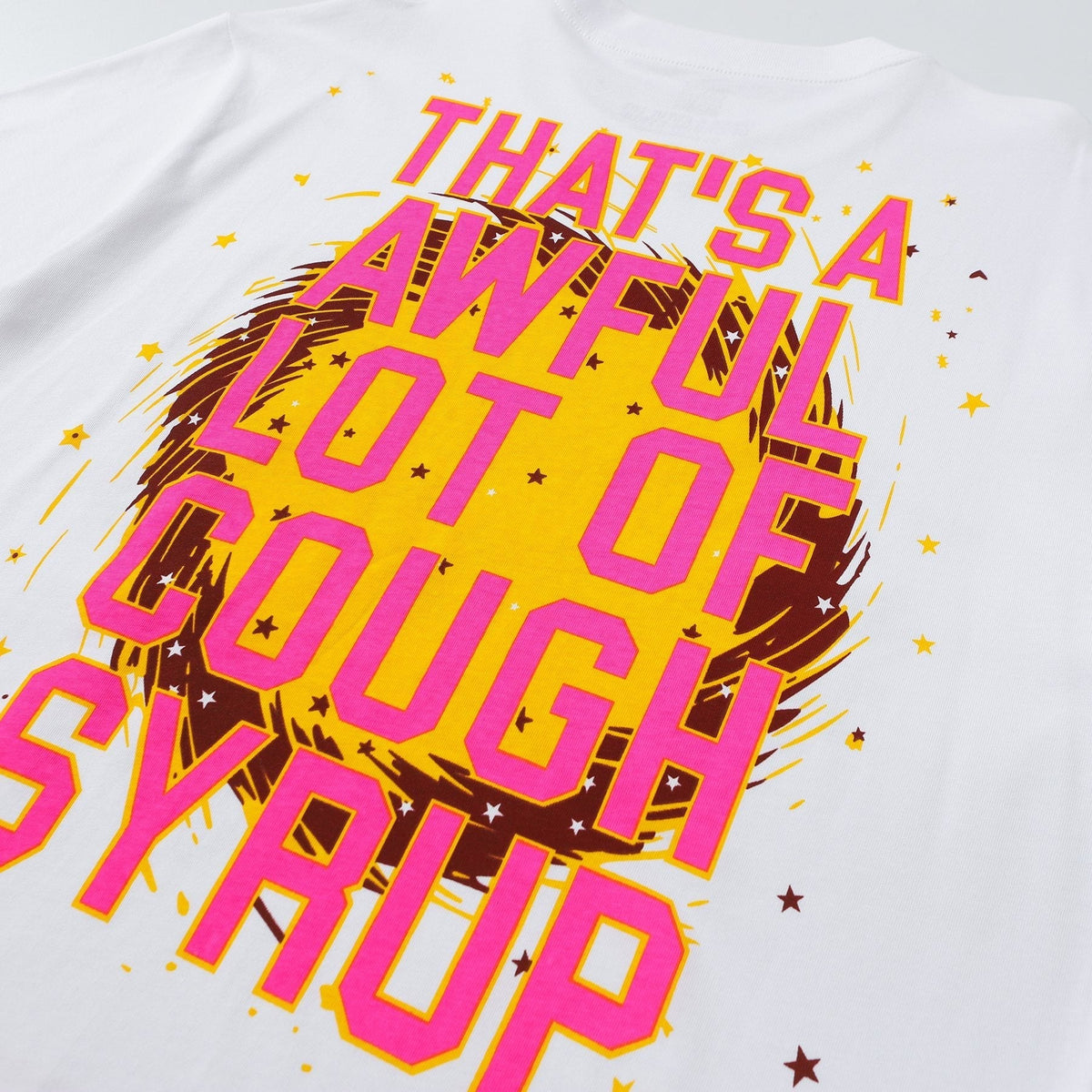 THAT'S A AWFUL LOT OF COUGH SYRUP Eagle Graphic T-Shirt ¡ª detail