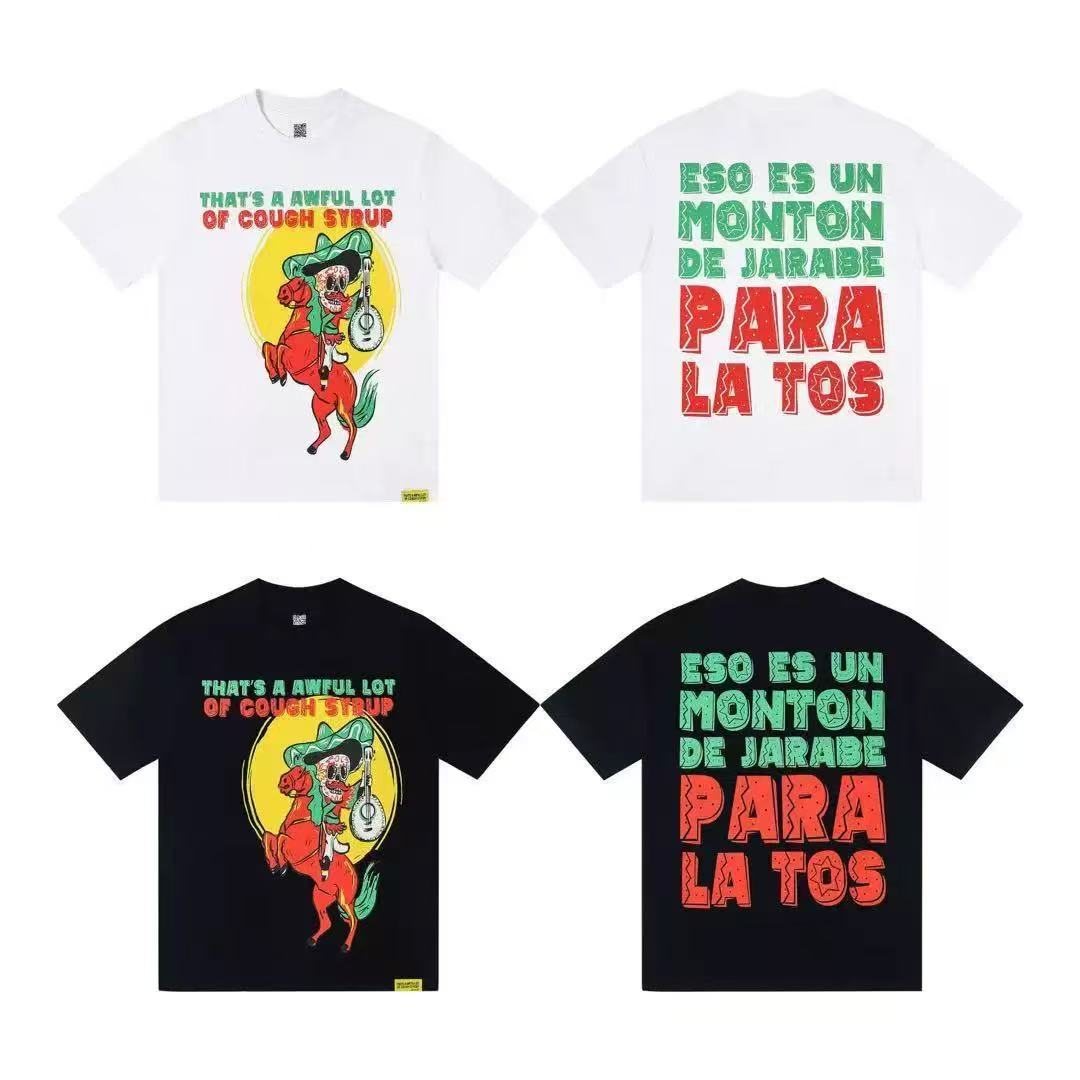 THAT'S A AWFUL LOT OF COUGH SYRUP Front & Back Graphic T-Shirt ¡ª comparison