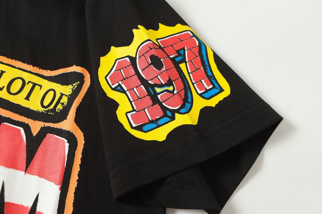 THAT'S A AWFUL LOT OF COUGH SYRUP Harlem Eagle Graphic T-Shirt ¡ª detail