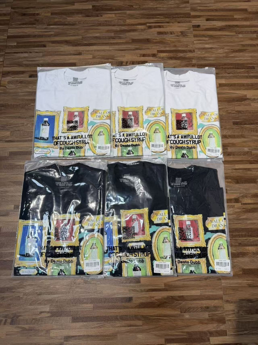 THAT'S A AWFUL LOT OF COUGH SYRUP Bottle Graphic T-Shirt ¡ª context