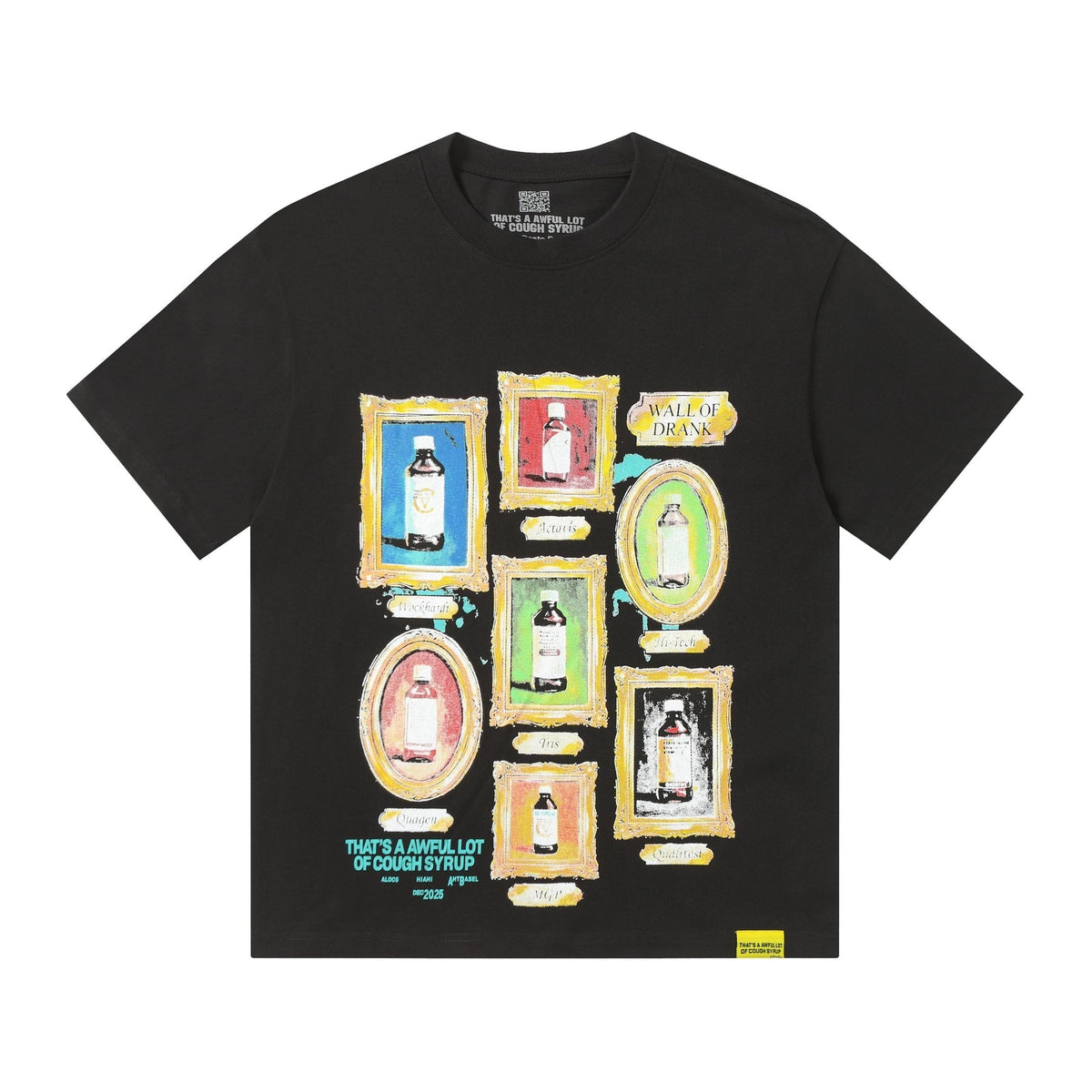 THAT'S A AWFUL LOT OF COUGH SYRUP Bottle Graphic T-Shirt ¡ª hero