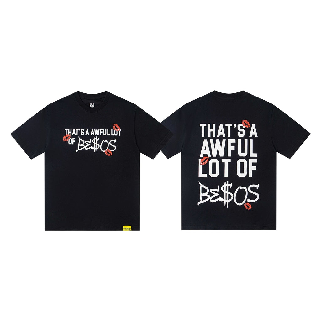 THAT'S A AWFUL LOT OF COUGH SYRUP Black Graphic Short-Sleeve T-Shirt ¡ª hero