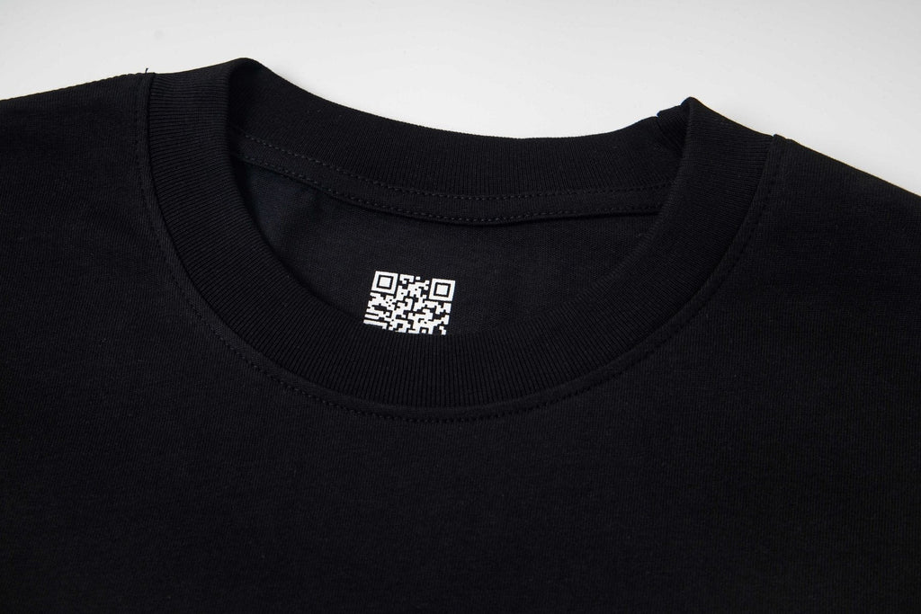 THAT'S A AWFUL LOT OF COUGH SYRUP Black Graphic Short-Sleeve T-Shirt ¡ª neck_label