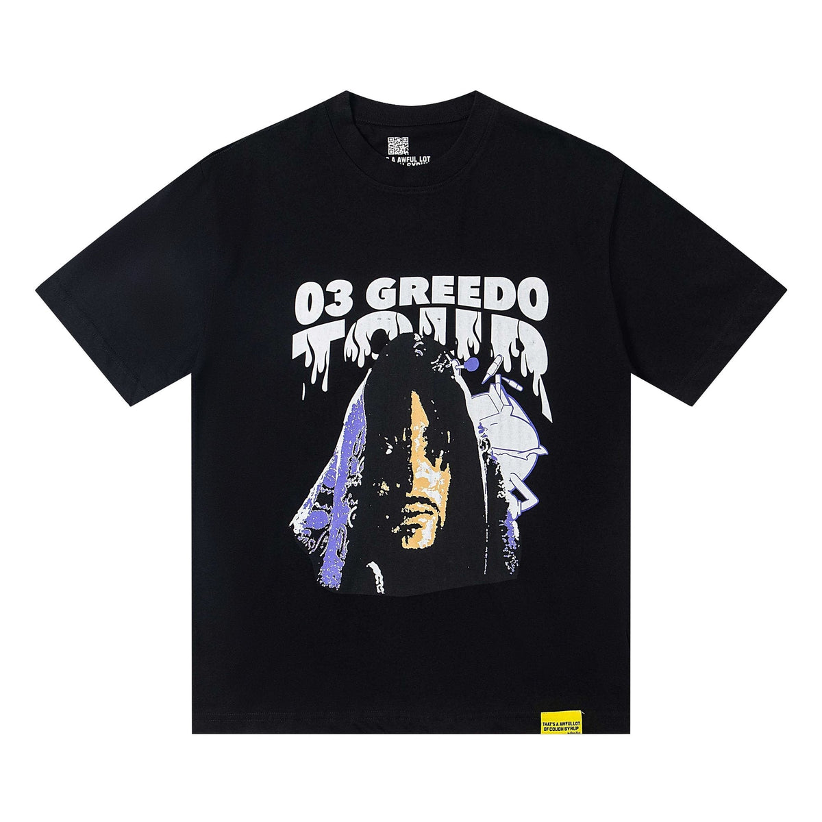THAT'S A AWFUL LOT OF COUGH SYRUP Portrait Tour Graphic T-Shirt ¡ª hero
