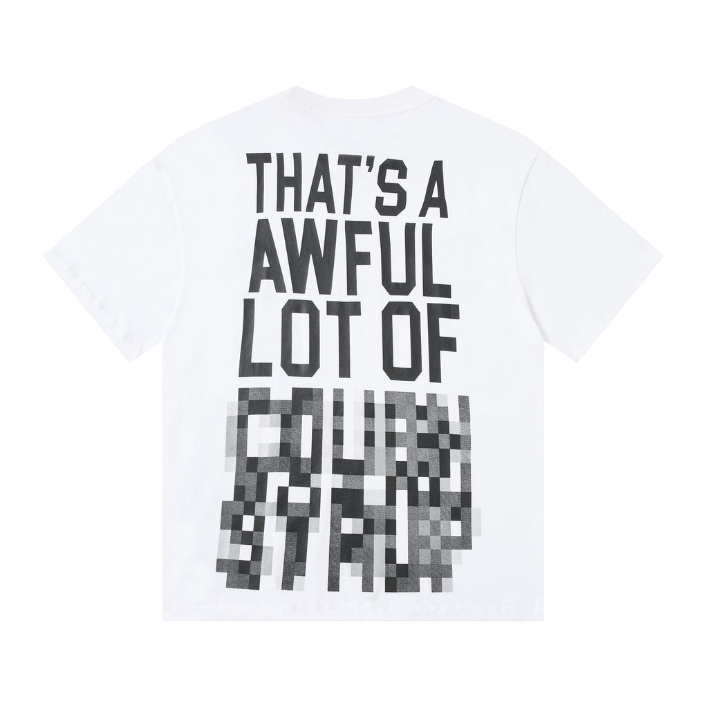 THAT'S A AWFUL LOT OF COUGH SYRUP Back Text Graphic T-Shirt ¡ª back