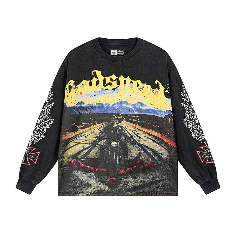 Godspeed Out of Many One Graphic Long-Sleeve T-Shirt ¡ª hero