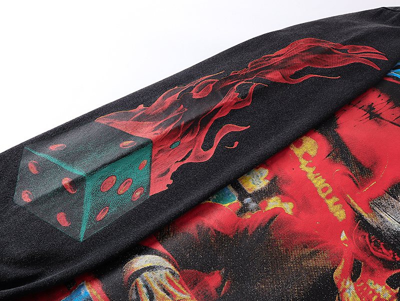 Godspeed E Pluribus Unum Washed Long-Sleeve T-Shirt ¡ª detail