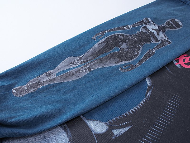 Godspeed Out of Many One Washed Long-Sleeve T-Shirt ¡ª detail