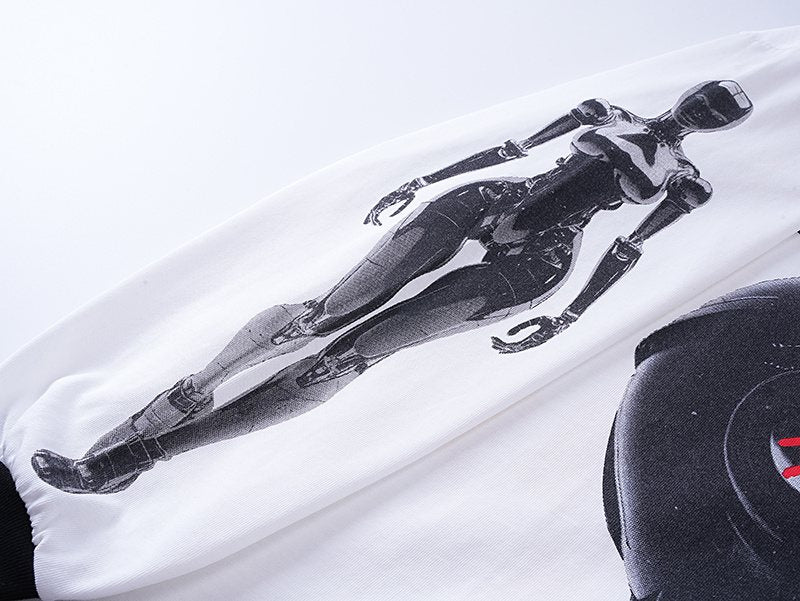 Godspeed Robot Graphic Long-Sleeve T-Shirt ¡ª detail