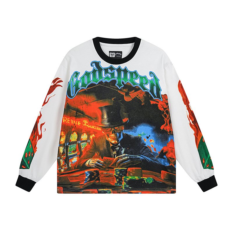Godspeed E Pluribus Unum Graphic Long-Sleeve T-Shirt ¡ª hero