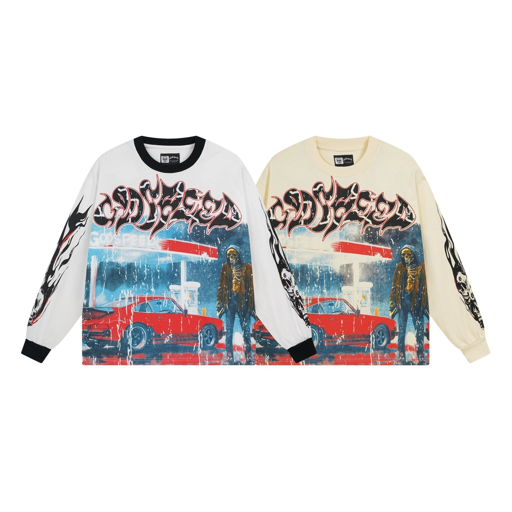 Godspeed Car Graphic Long-Sleeve T-Shirt ¡ª comparison