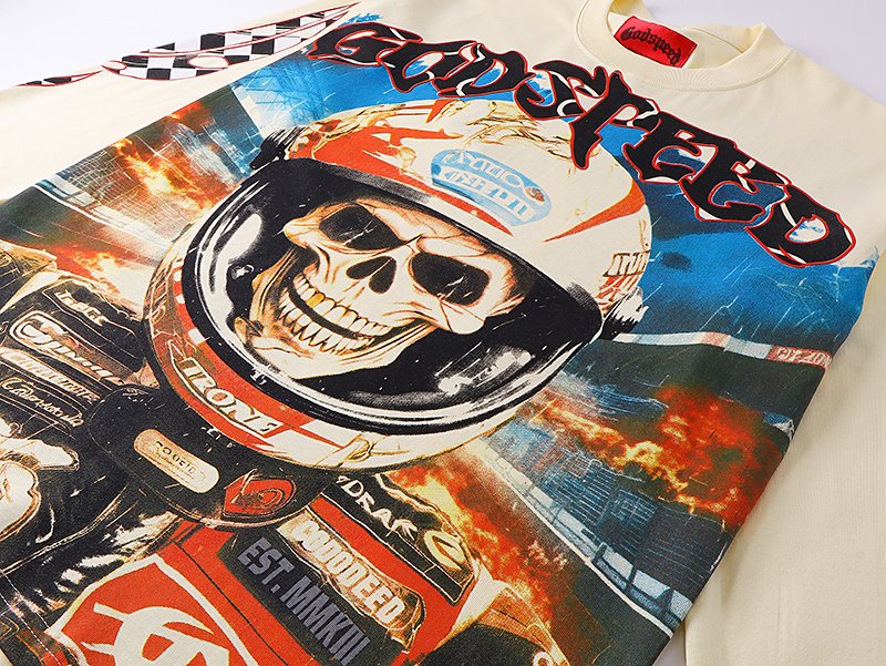 Godspeed Out of Many One Graphic Long-Sleeve T-Shirt ¡ª detail