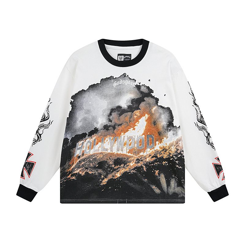 Godspeed Hollywood Graphic Long-Sleeve T-Shirt ¡ª hero