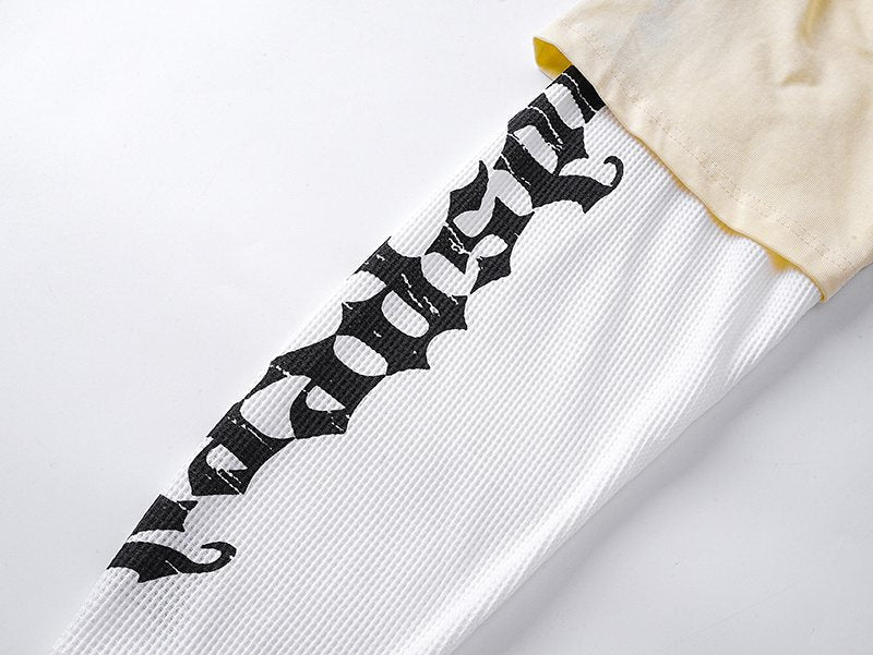 Godspeed E Pluribus Unum Faux Layered Long-Sleeve T-Shirt ¡ª detail