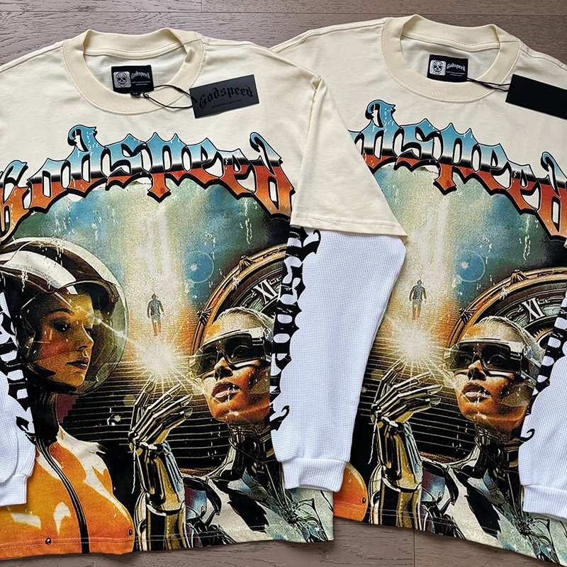 Godspeed Out of Many, One Layered-Look Long-Sleeve T-Shirt ¡ª context